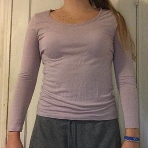 Light Purple/Pink Long Sleeve Basic